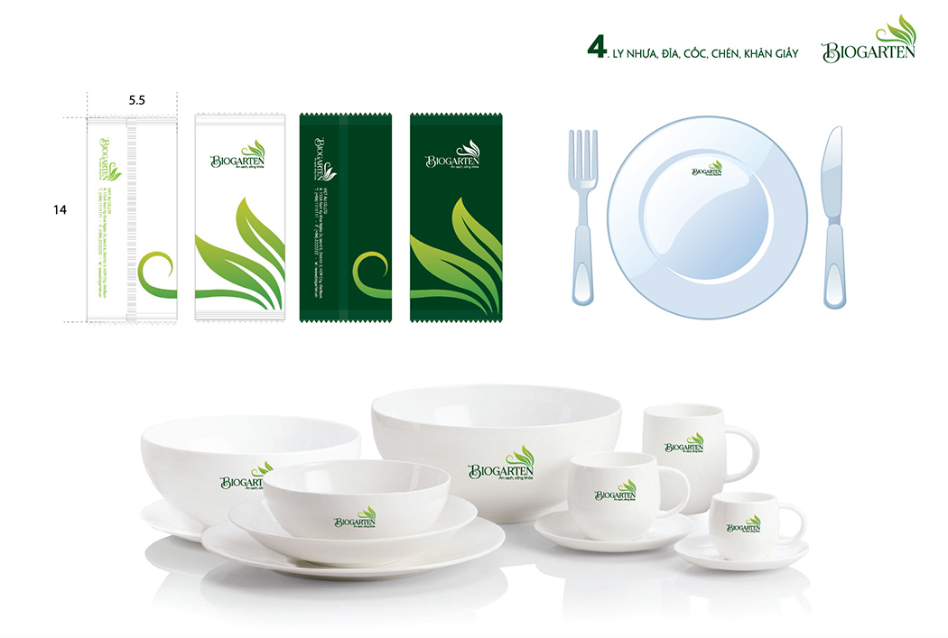 BIO GARTEN - Thiết kế logo và bộ nhận diện thương thực phẩm hữu cơ BioGarten