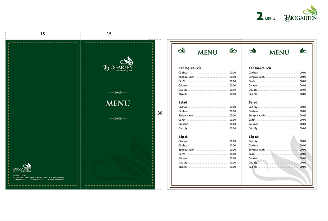 BIO GARTEN - Thiết kế logo và bộ nhận diện thương thực phẩm hữu cơ BioGarten