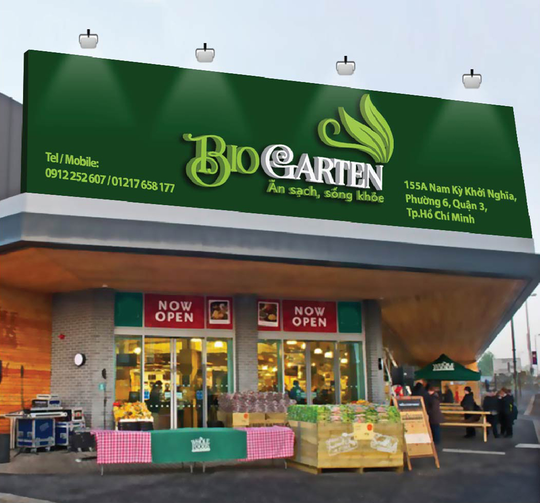 BIO GARTEN - Thiết kế logo và bộ nhận diện thương thực phẩm hữu cơ BioGarten