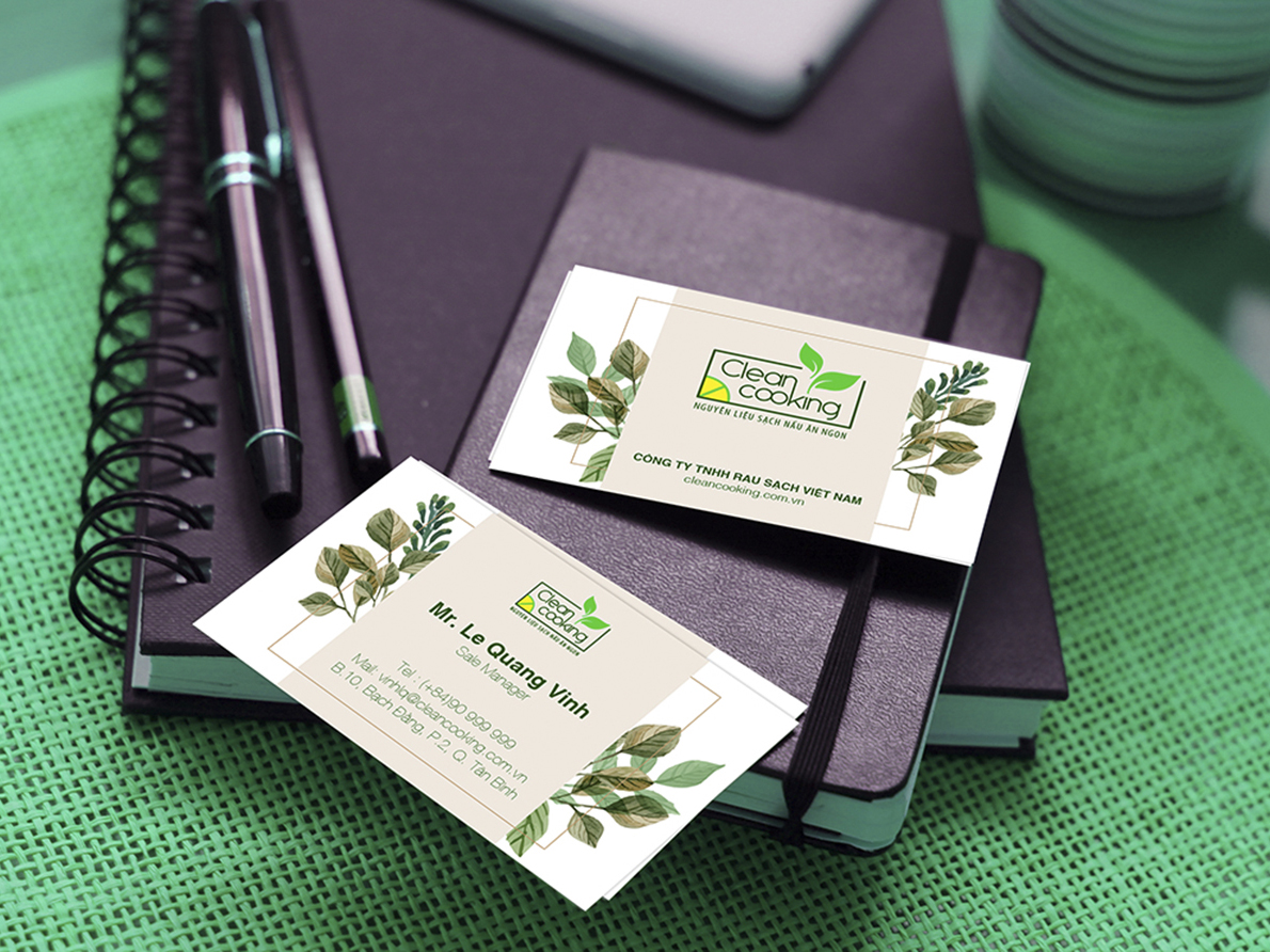 CLEAN COOKING - Thiết kế logo và ấn phẩm marketing thương hiệu thực phẩm Clean Cooking