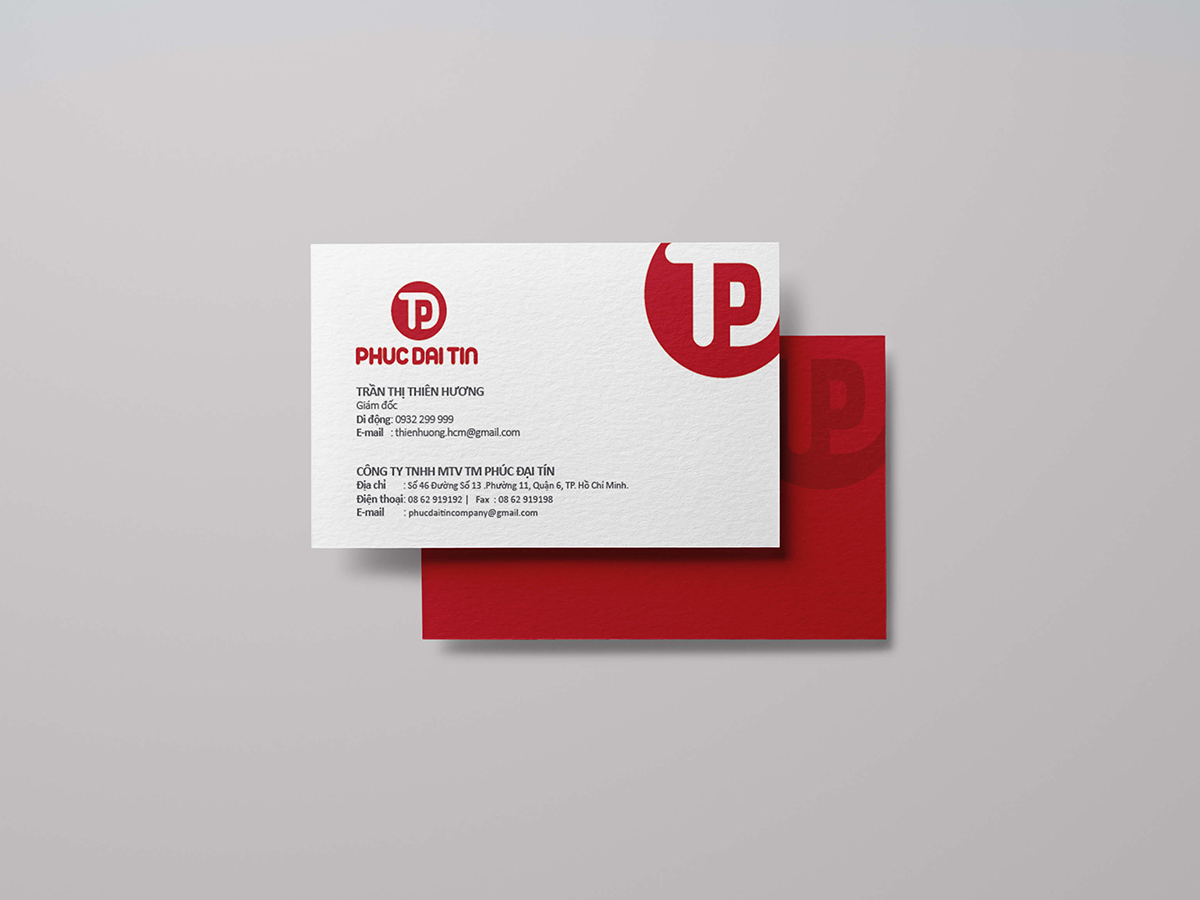 PHÚC ĐẠI TÍN - Thiết kế logo và bộ nhận diện công ty Phúc Đại Tín