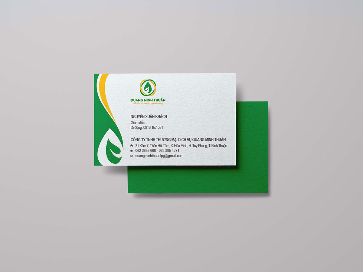 QUANG MINH THUẦN - Thiết kế logo và nhận diện công ty Quang Minh Thuần