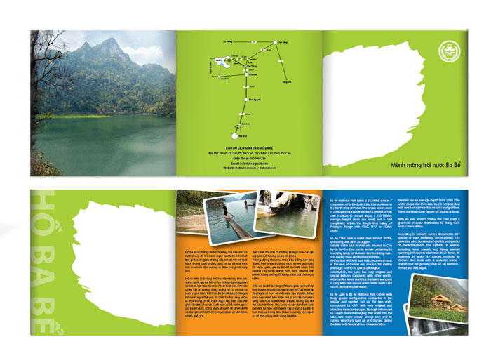3PAD - Thiết kế ấn phẩm quảng bá về khu vực Hồ Ba Bể