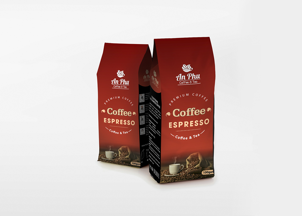 AN PHÚ COFFEE - Dự án thiết kế logo và bao bì sản phẩm cà phê AN PHÚ