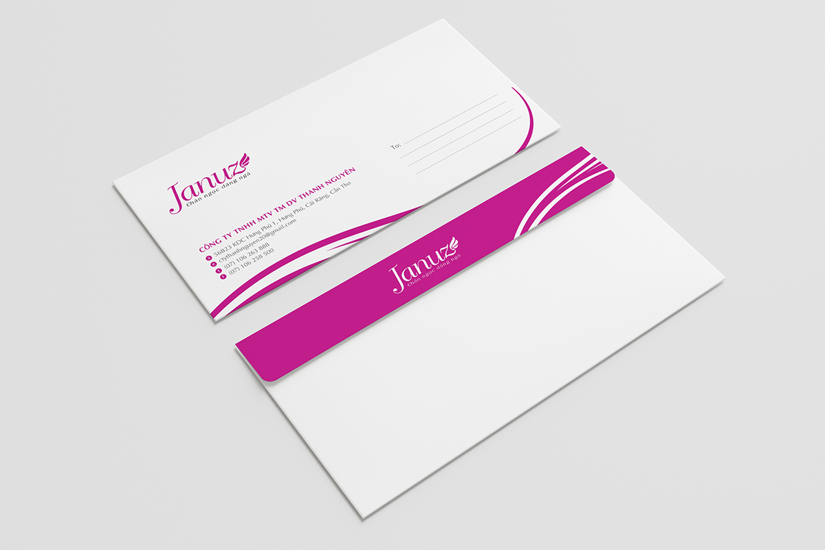 JANUZ - Thiết kế logo và nhận diện thương hiệu thời trang nữ JANUZ