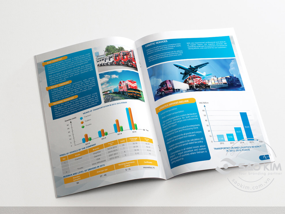 VẬN TẢI Á ĐÔNG - Biên soạn nội dung và thiết kế profile Vận tải Á Đông