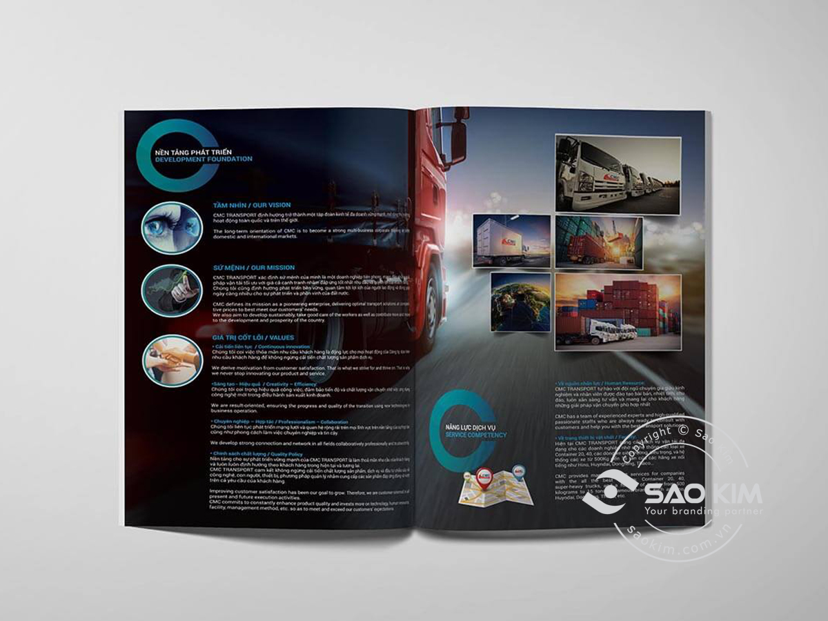CMC BẮC NINH - Thiết kế profile song ngữ CMC Bắc Ninh