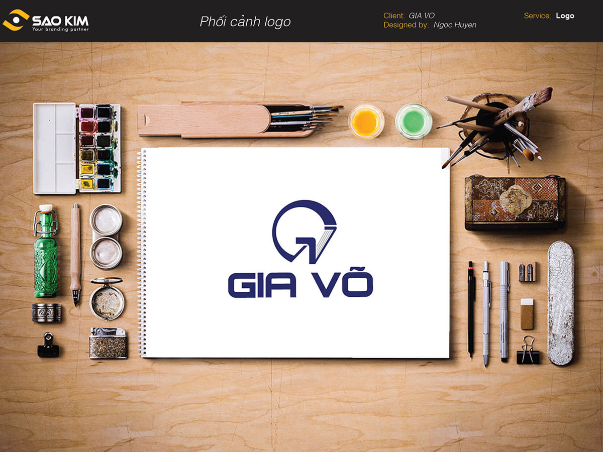 GIA VÕ - Thiết kế bộ nhận diện thương hiệu Gia Võ