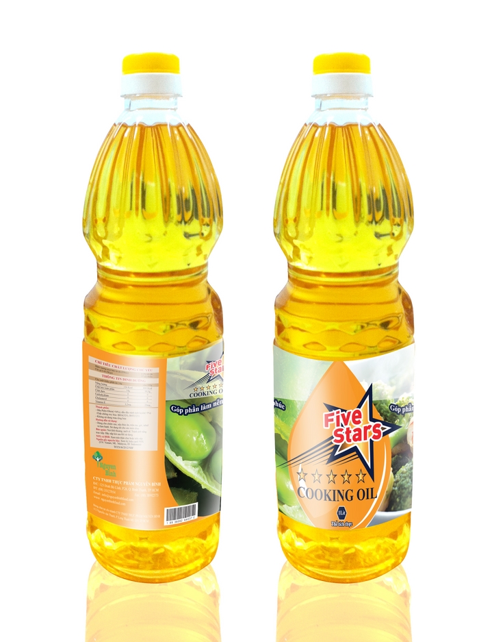 5 STARS - Thiết kế thương hiệu dầu ăn 5Stars