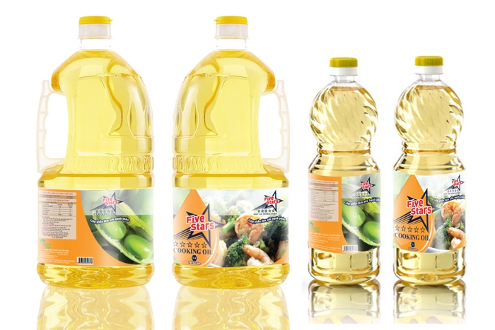 5 STARS - Thiết kế thương hiệu dầu ăn 5Stars