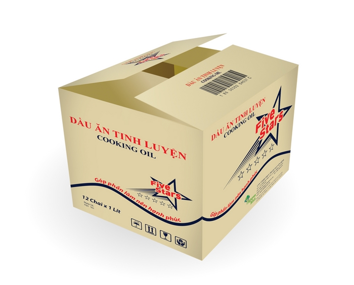 5 STARS - Thiết kế thương hiệu dầu ăn 5Stars