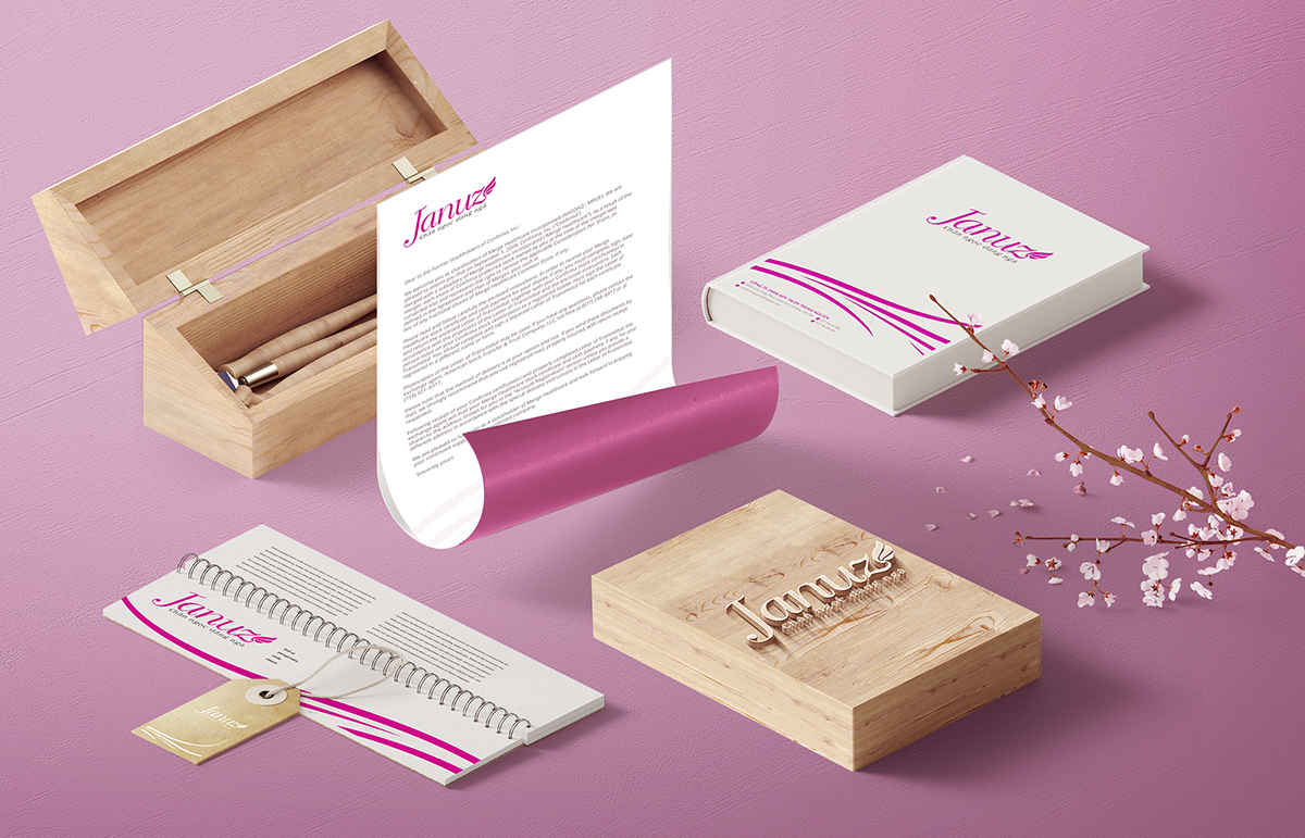 JANUZ - Thiết kế logo và nhận diện thương hiệu thời trang nữ JANUZ