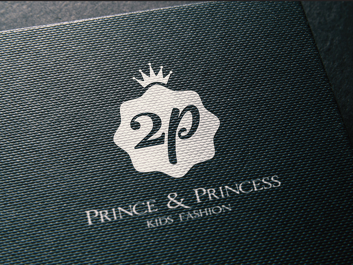 2P - Prince & Princess - Ấn tượng với mẫu thiết kế logo và bộ nhận diện thương hiệu thời trang trẻ em 2P