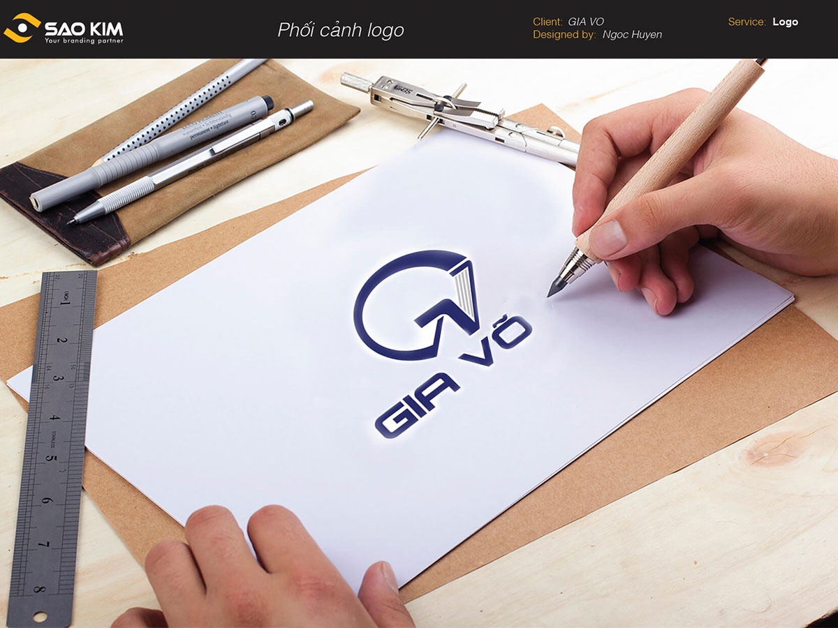 GIA VÕ - Thiết kế bộ nhận diện thương hiệu Gia Võ