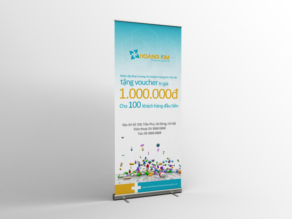 HOÀNG KIM MART - Thiết kế logo và bộ nhận diện thương hiệu HOÀNG KIM MART