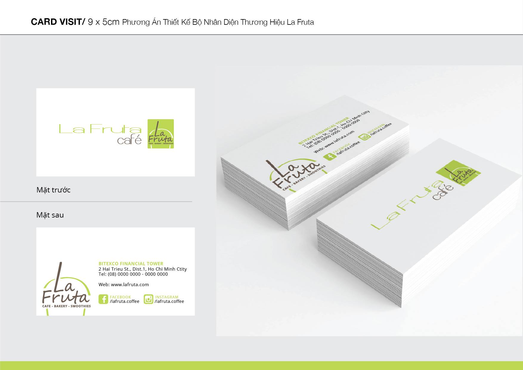 La Fruta Café - Dự án thiết kế nhận diện thương hiệu chuỗi cửa hàng café – nước trái cây La Fruta