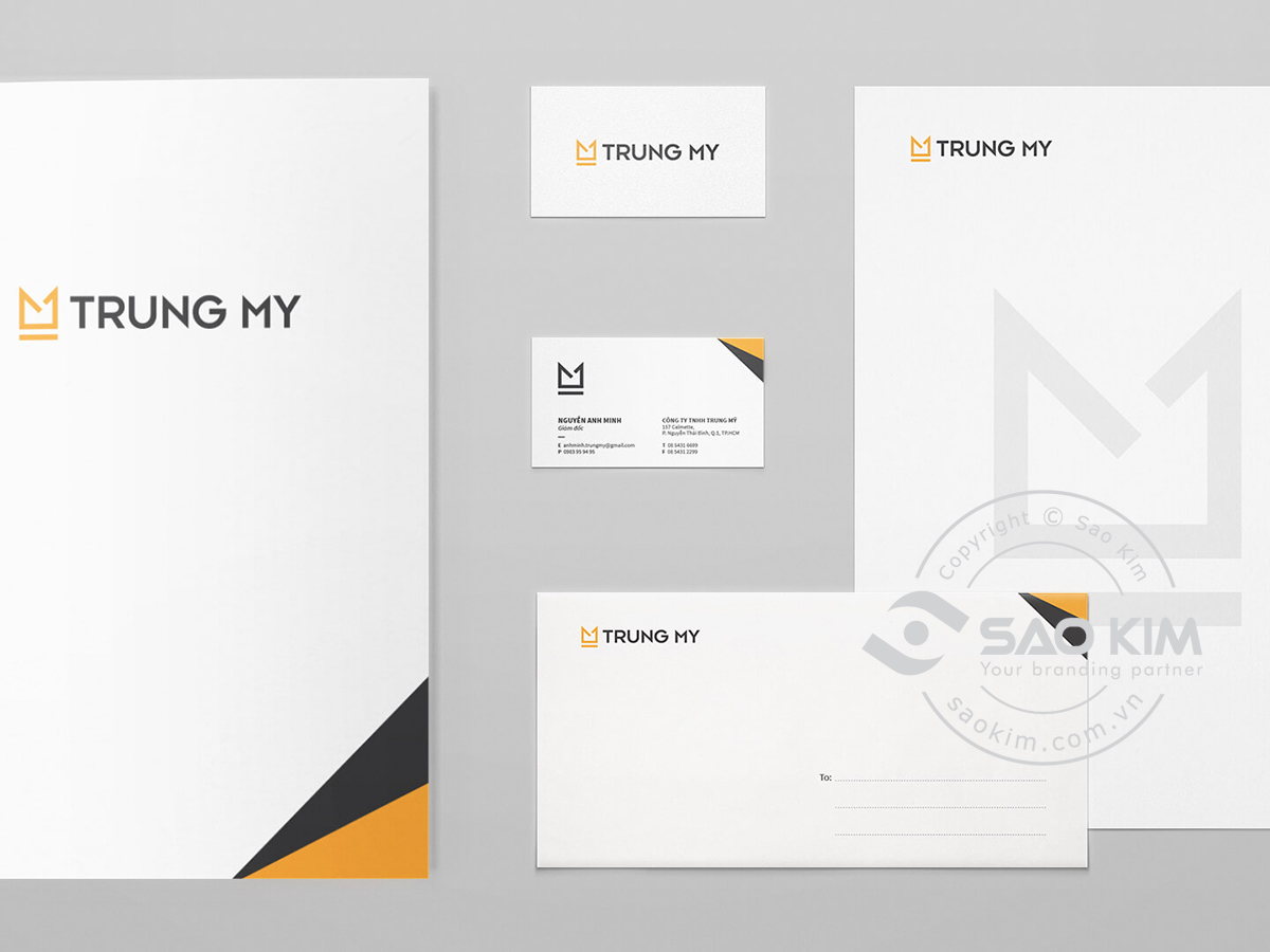 TRUNG MỸ - Thiết kế logo bất động sản Trung Mỹ