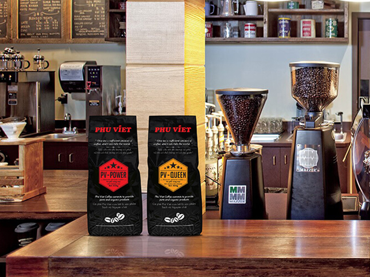 PHÚ VIỆT MIX - Thiết kế nhận diện thương hiệu Phú Việt