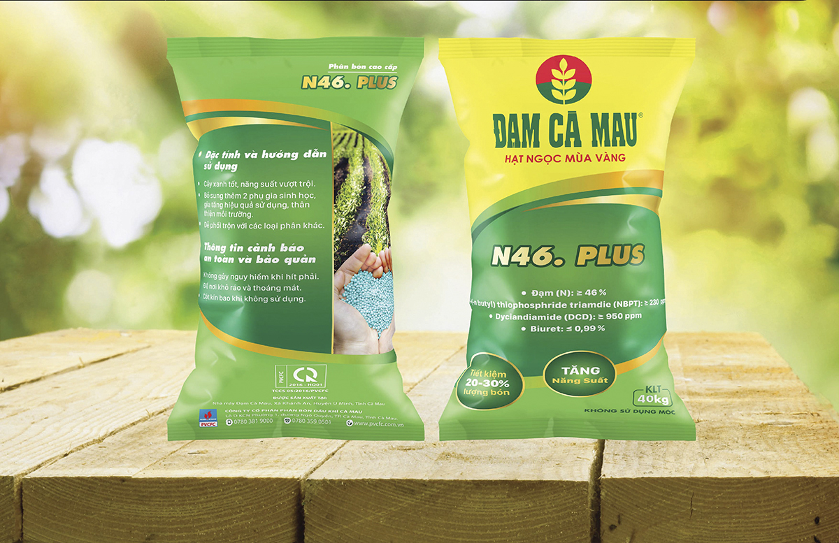 ĐẠM CÀ MAU - Thiết kế hệ thống bao bì sản phẩm mới cho phân bón Đạm Cà Mau