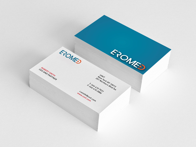 EROMED - Thiết kế bộ ấn phẩm nhận diện thương hiệu EROMED