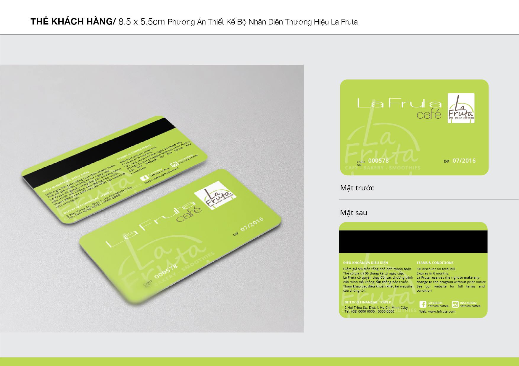 La Fruta Café - Dự án thiết kế nhận diện thương hiệu chuỗi cửa hàng café – nước trái cây La Fruta