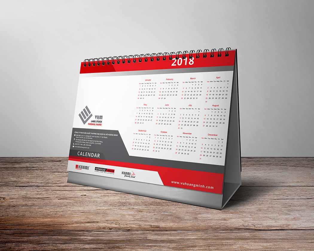 VŨ HOÀNG MINH - Thiết kế lịch Tết độc quyền cho công ty Vũ Hoàng Minh