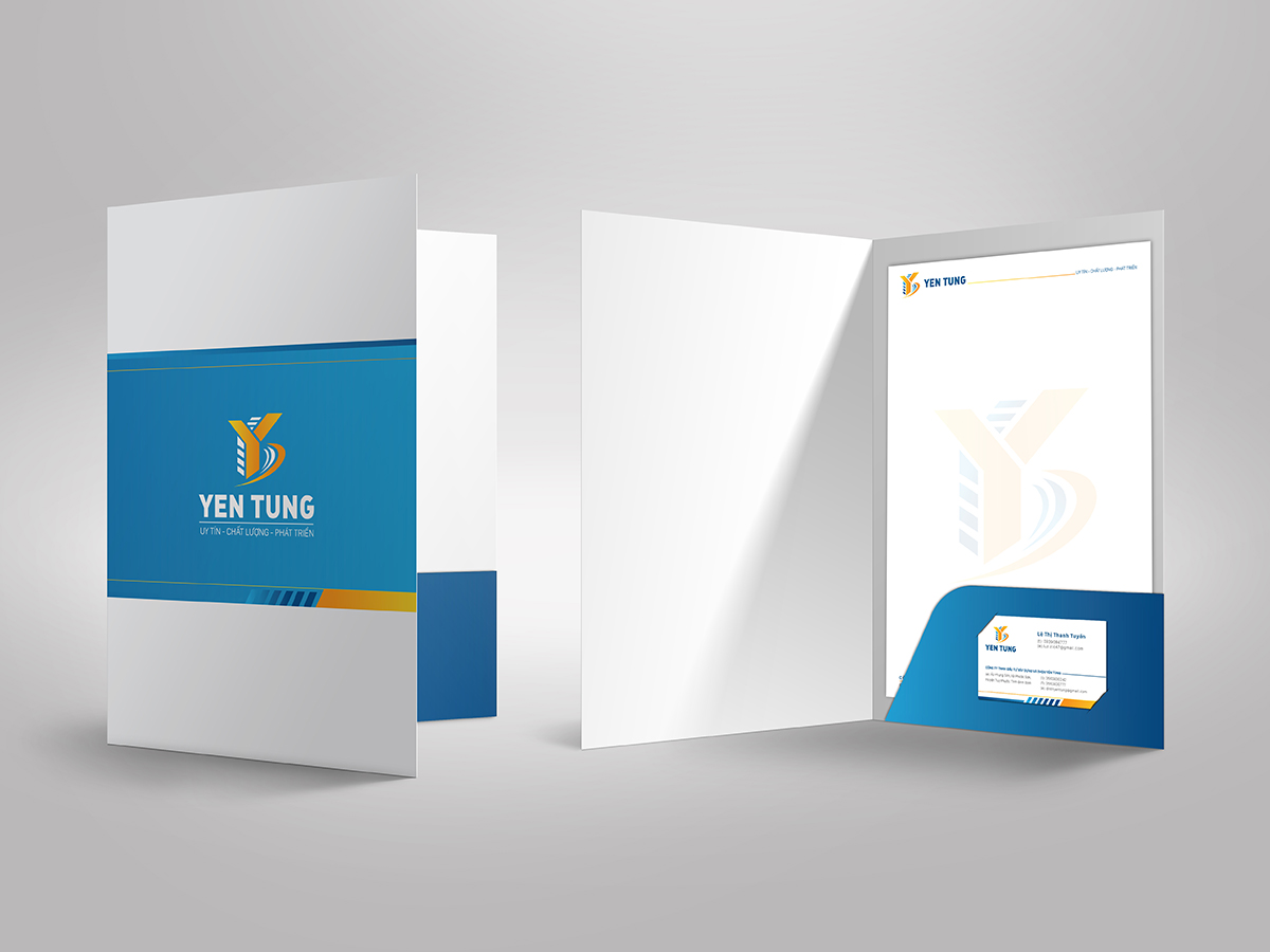 YẾN TÙNG - Thiết kế logo và bộ nhận diện thương hiệu công ty xây dựng Yến Tùng