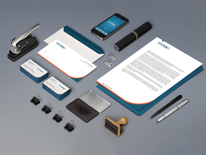 EROMED - Thiết kế bộ ấn phẩm nhận diện thương hiệu EROMED