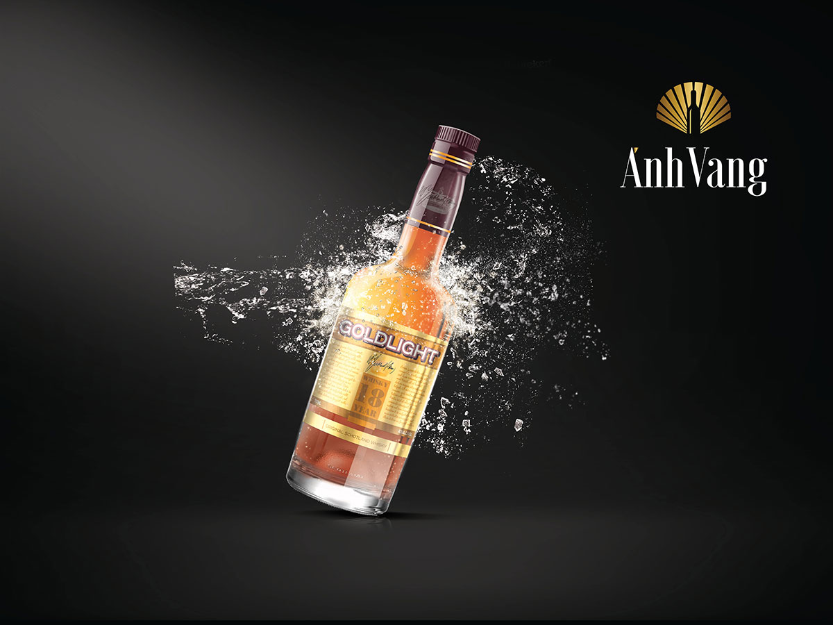 ÁNH VANG - Thiết kế logo rượu nhập khẩu Ánh Vang