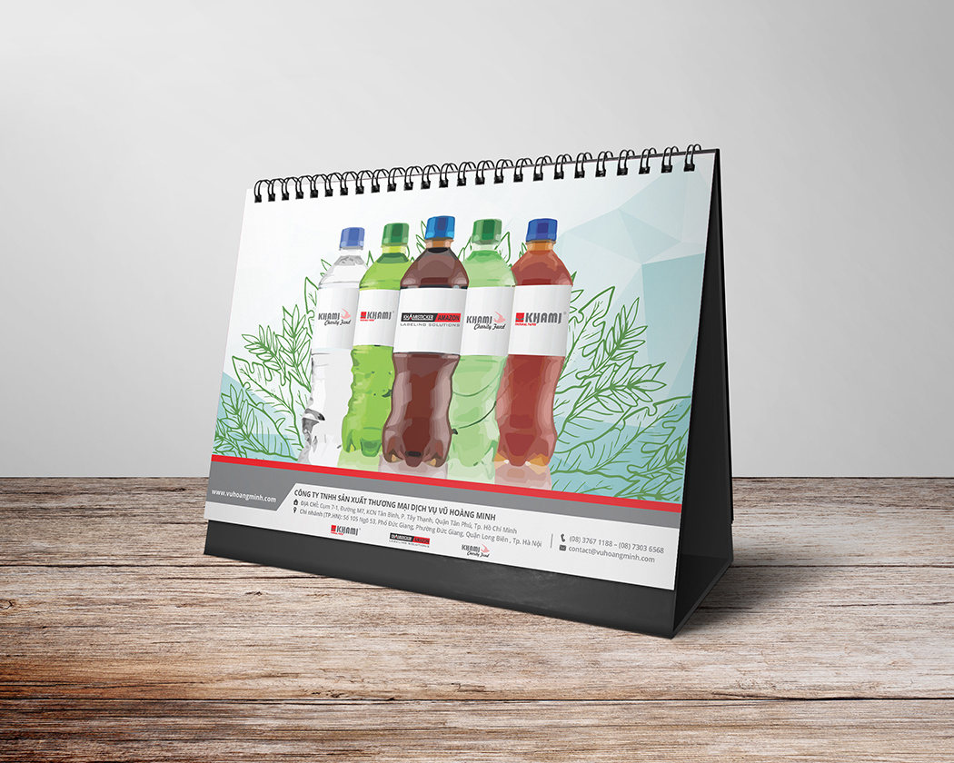 VŨ HOÀNG MINH - Thiết kế lịch Tết độc quyền cho công ty Vũ Hoàng Minh