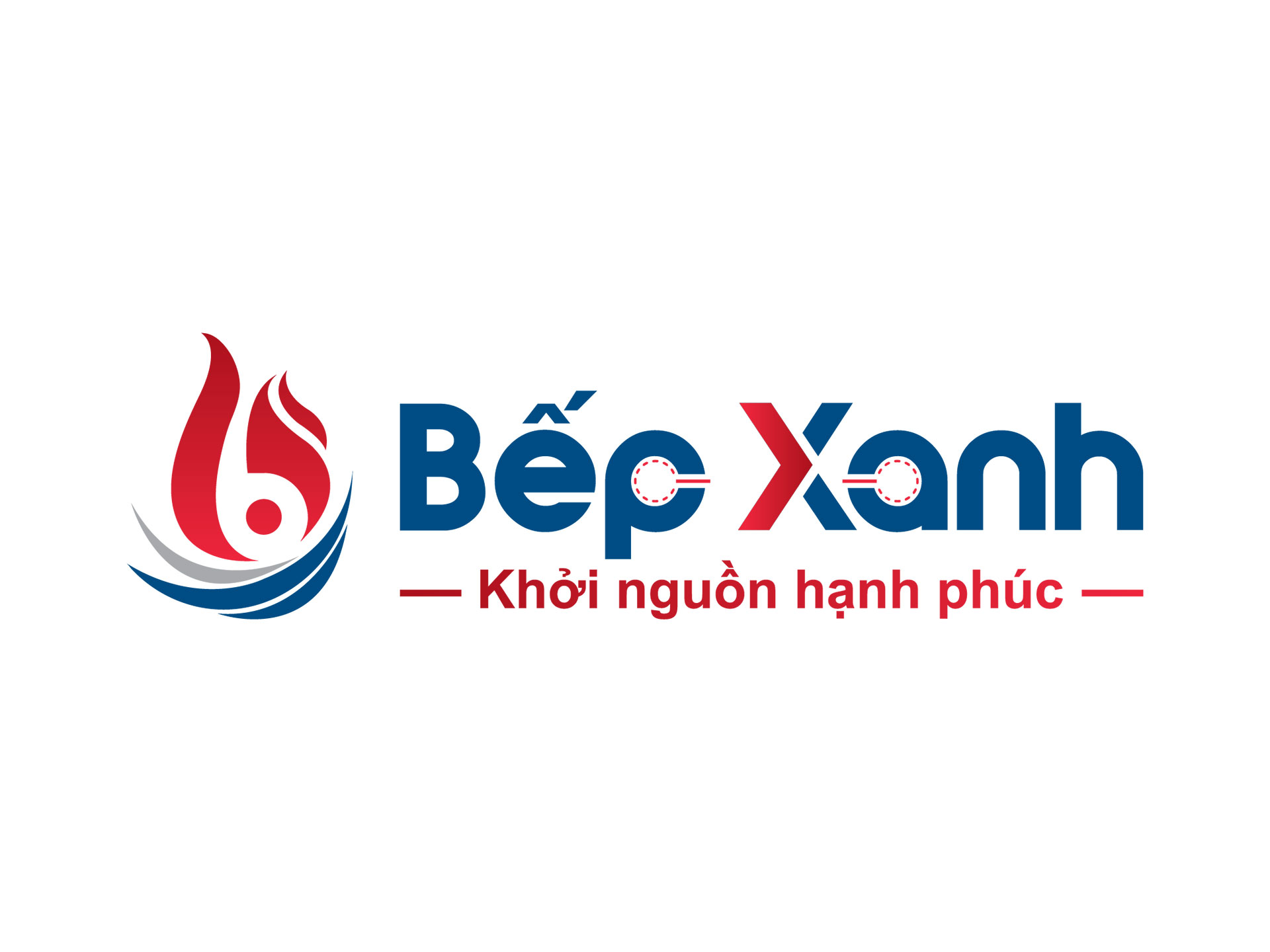 BẾP XANH - Thiết kế logo thương hiệu Bếp Xanh