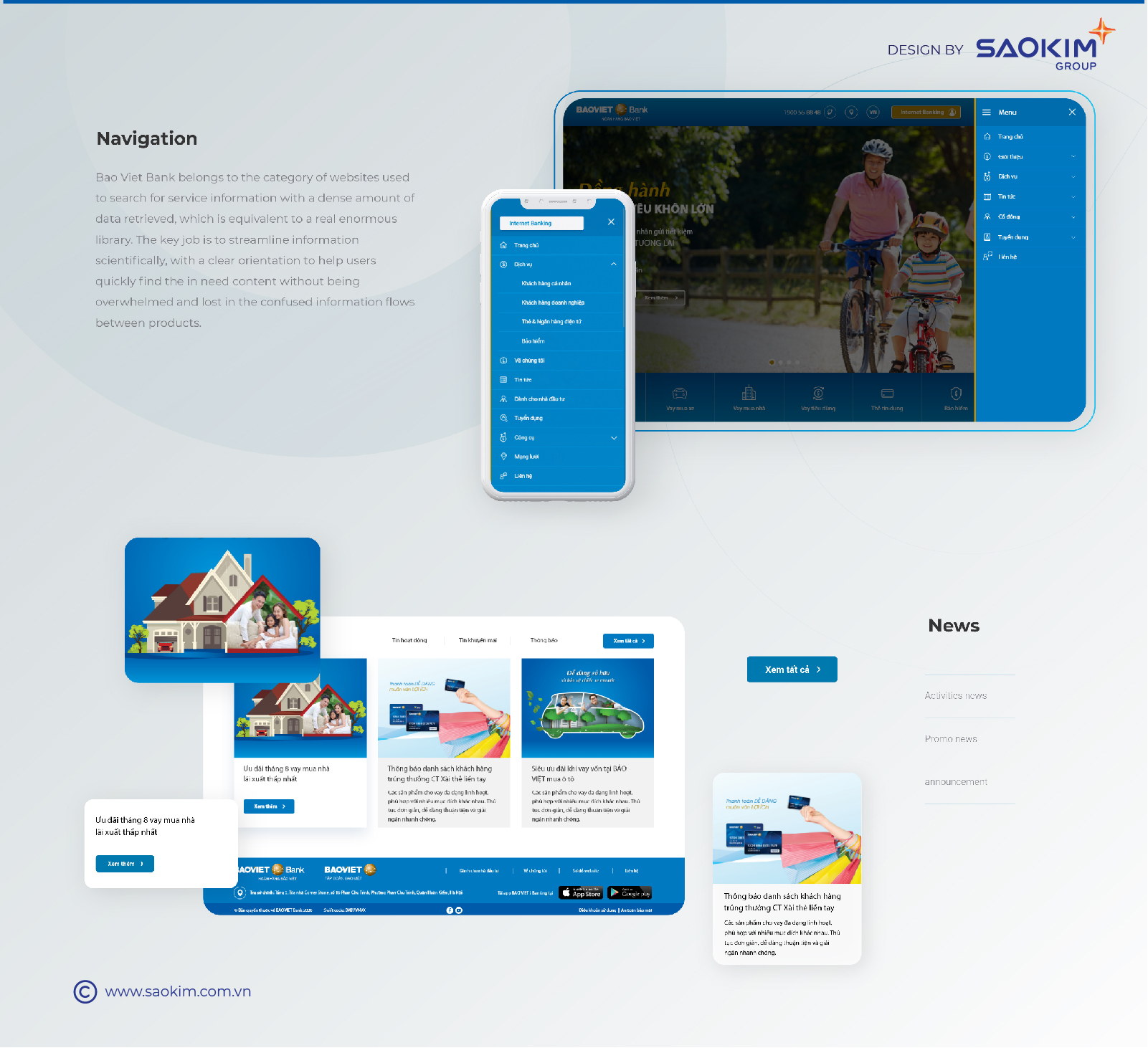 BẢO VIỆT BANK - Design Website BaoViet Bank