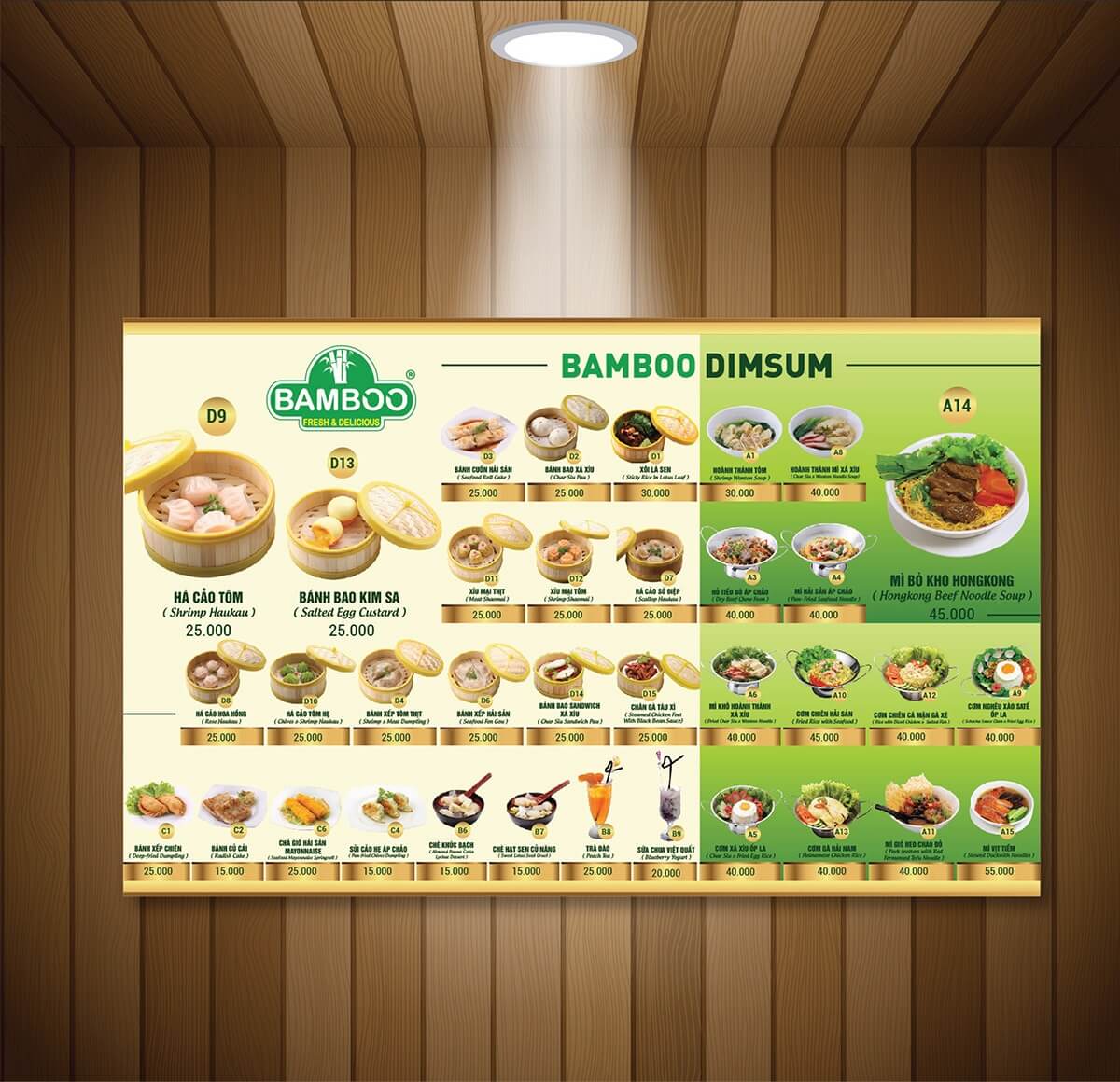 BAMBOO - Thiết kế hệ thống nhận diện thương hiệu và bao bì thực phẩm Bamboo