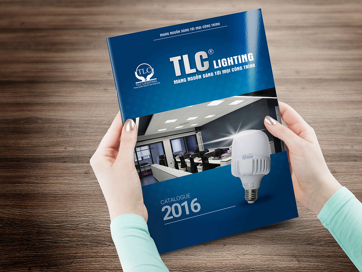 TLC LIGHTING - Thiết kế bao bì và catalogue thiết bị chiếu sáng TLC Lighting