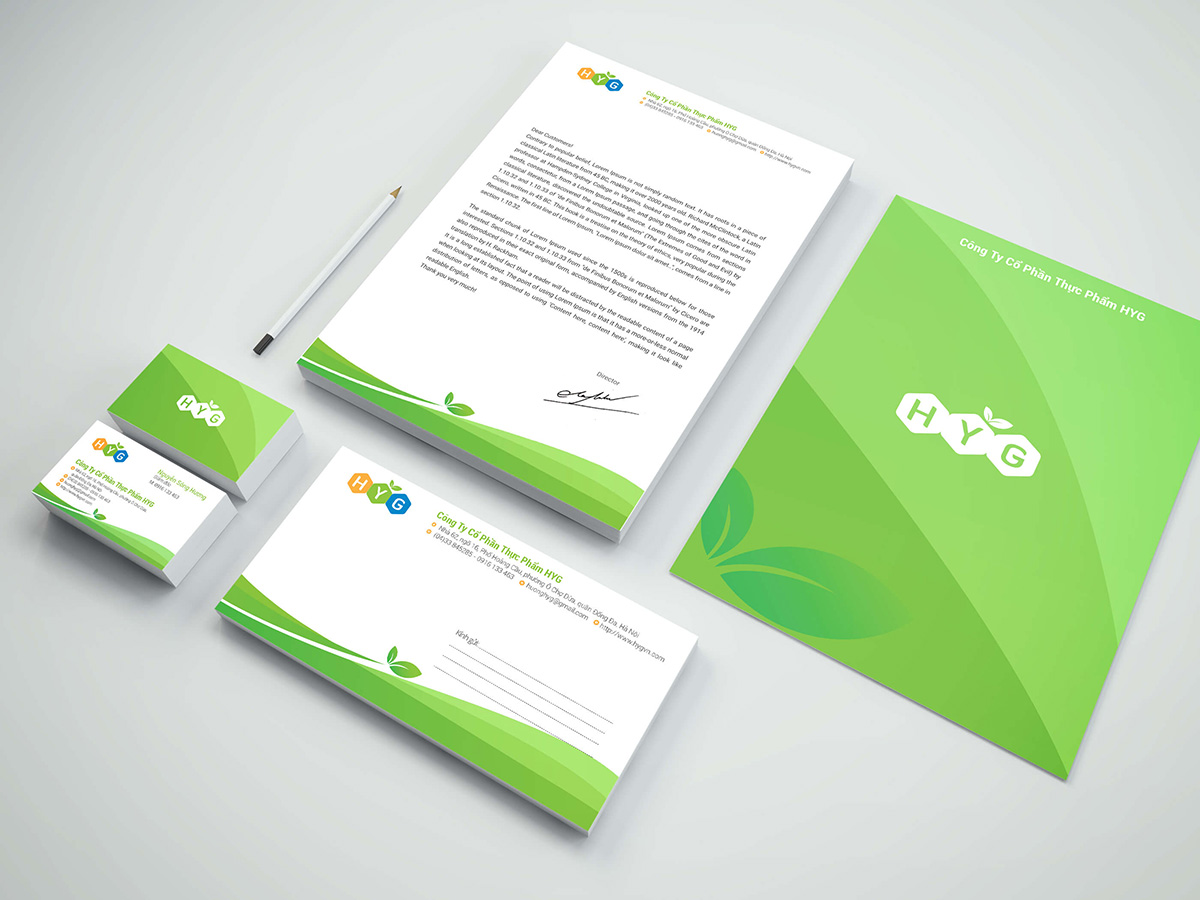 HYG - Thiết kế logo nông sản sạch HYG