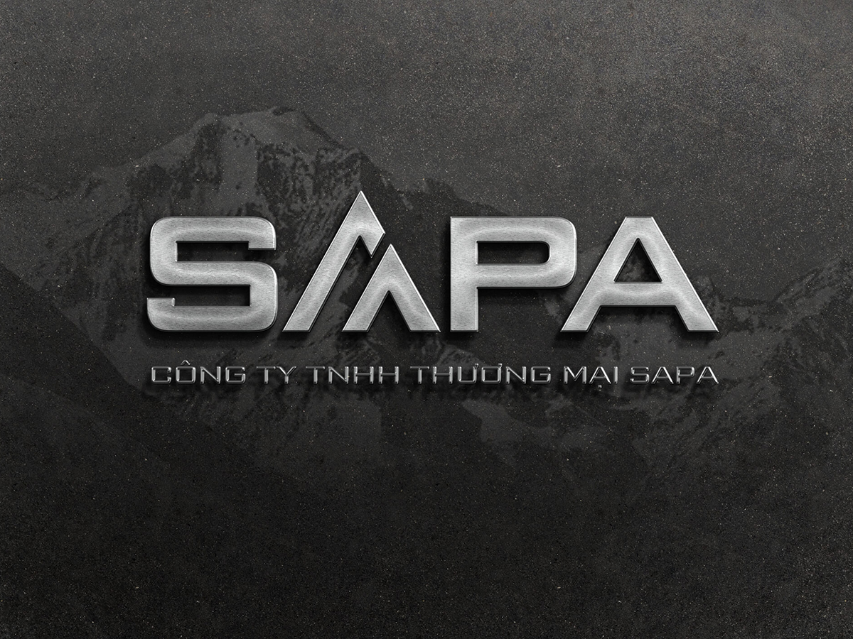 SAPA - Thiết kế logo công ty thương mại Sapa