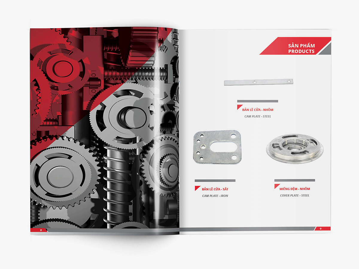 VINA CAST - Thiết kế profile và website Vina Cast