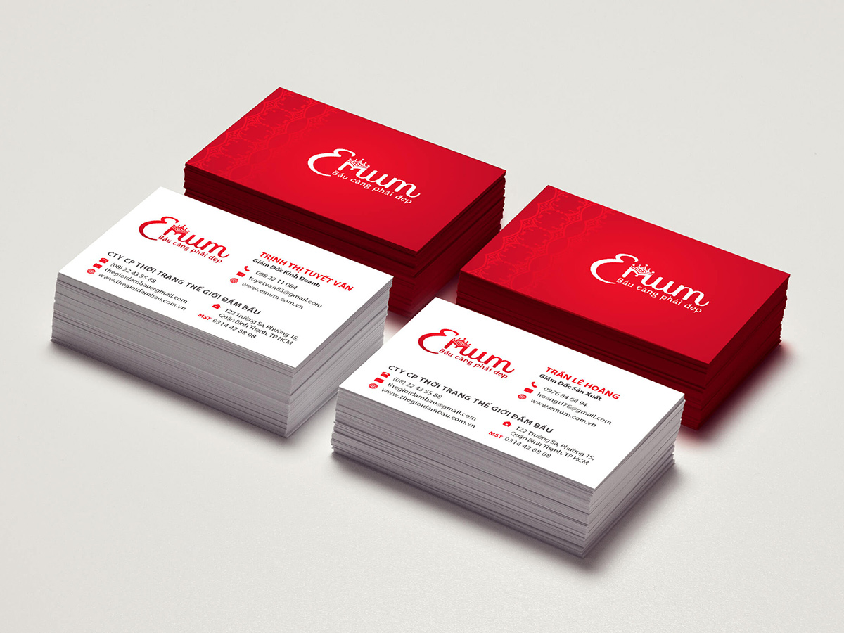 EMUM - Thiết kế logo và nhận diện thương hiệu thời trang đầm bầu EMUM