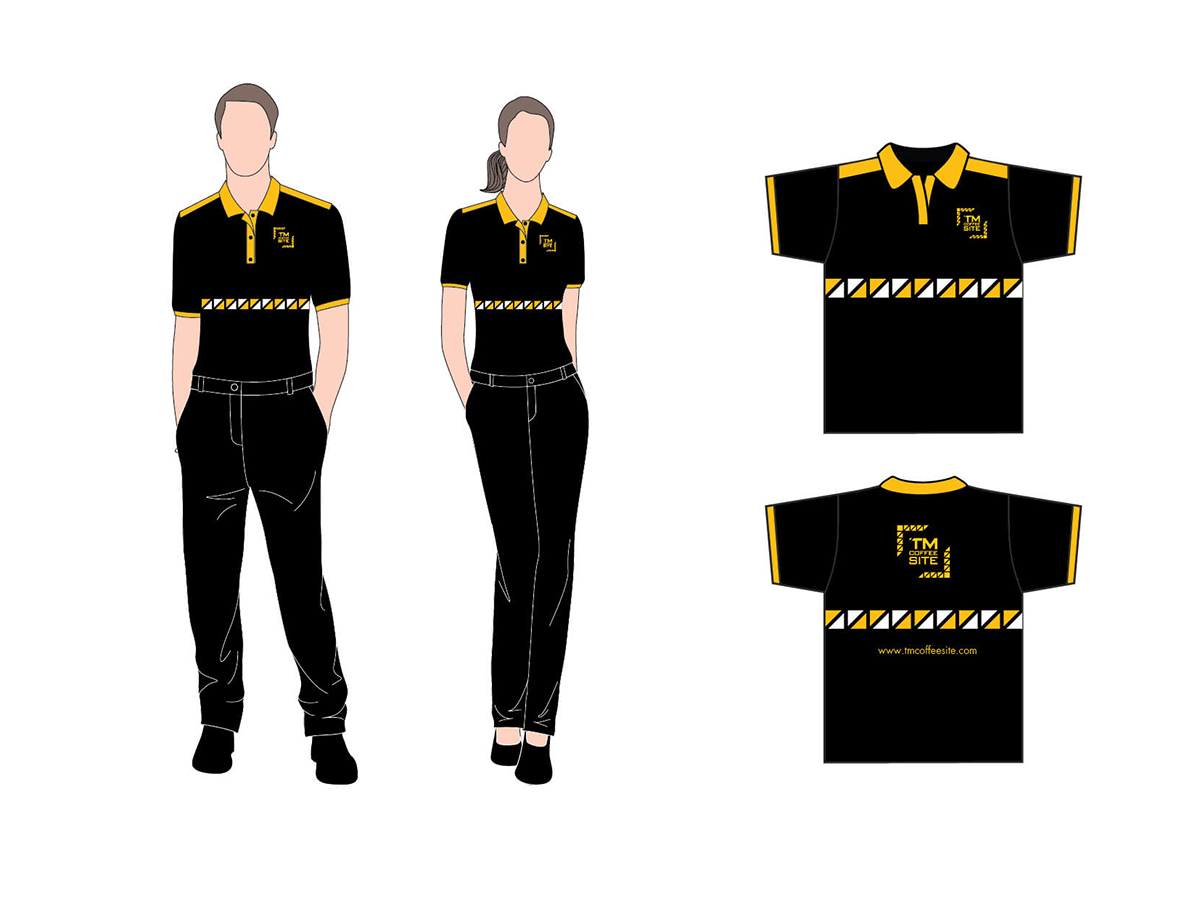 TM COFFEE SITE - Thiết kế logo và bộ nhận diện chuỗi cafe TM Coffee Site
