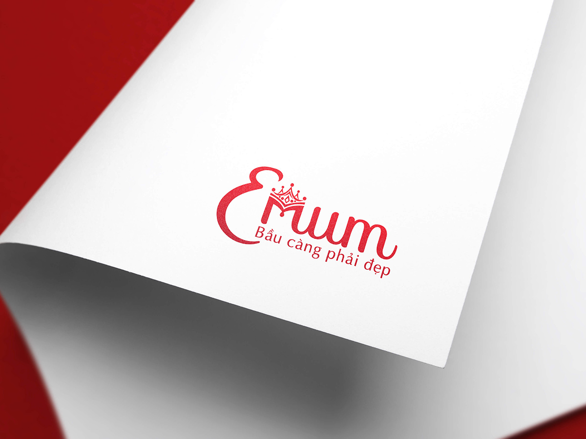 EMUM - Thiết kế logo và nhận diện thương hiệu thời trang đầm bầu EMUM