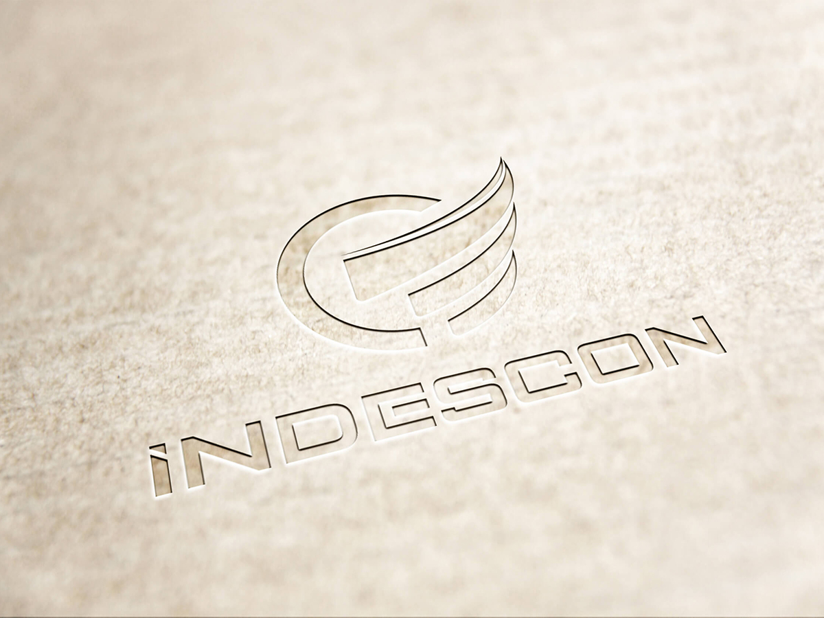 INDESCON - Thiết kế logo xây dựng INDESCON