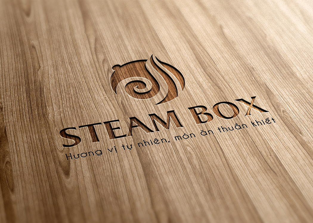 STEAM BOX - Thiết kế logo và nhận diện thương hiệu nhà hàng đồ hấp Steam Box
