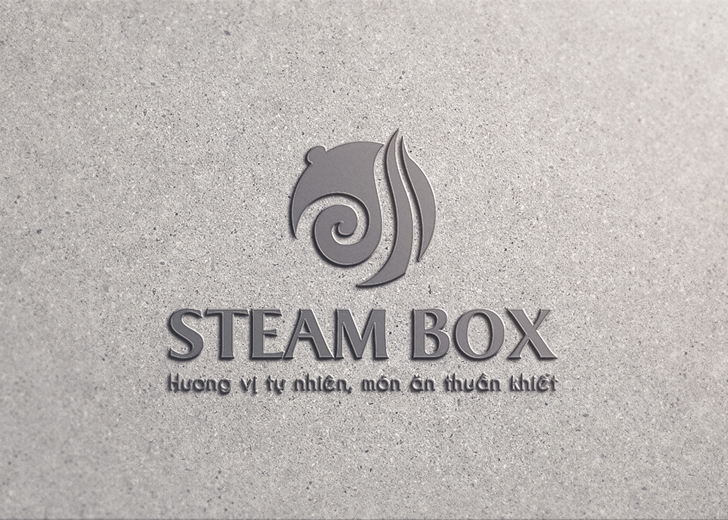 STEAM BOX - Thiết kế logo và nhận diện thương hiệu nhà hàng đồ hấp Steam Box