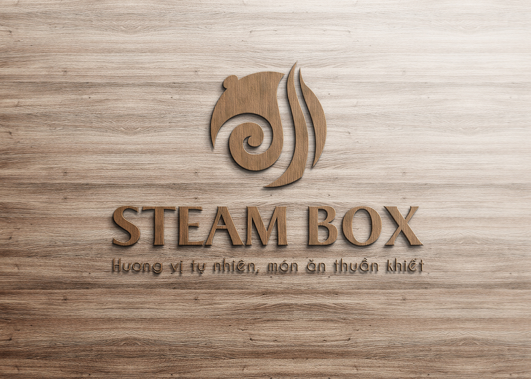 STEAM BOX - Thiết kế logo và nhận diện thương hiệu nhà hàng đồ hấp Steam Box