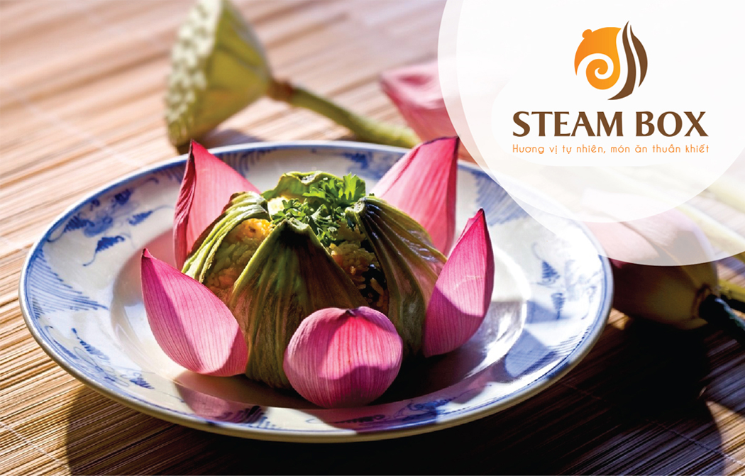 STEAM BOX - Thiết kế logo và nhận diện thương hiệu nhà hàng đồ hấp Steam Box