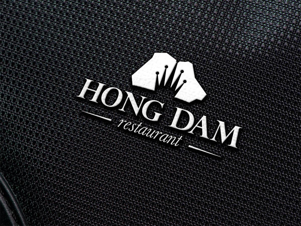HỒNG ĐẬM - Thiết kế logo và nhận diện nhà hàng hải sản Hồng Đậm