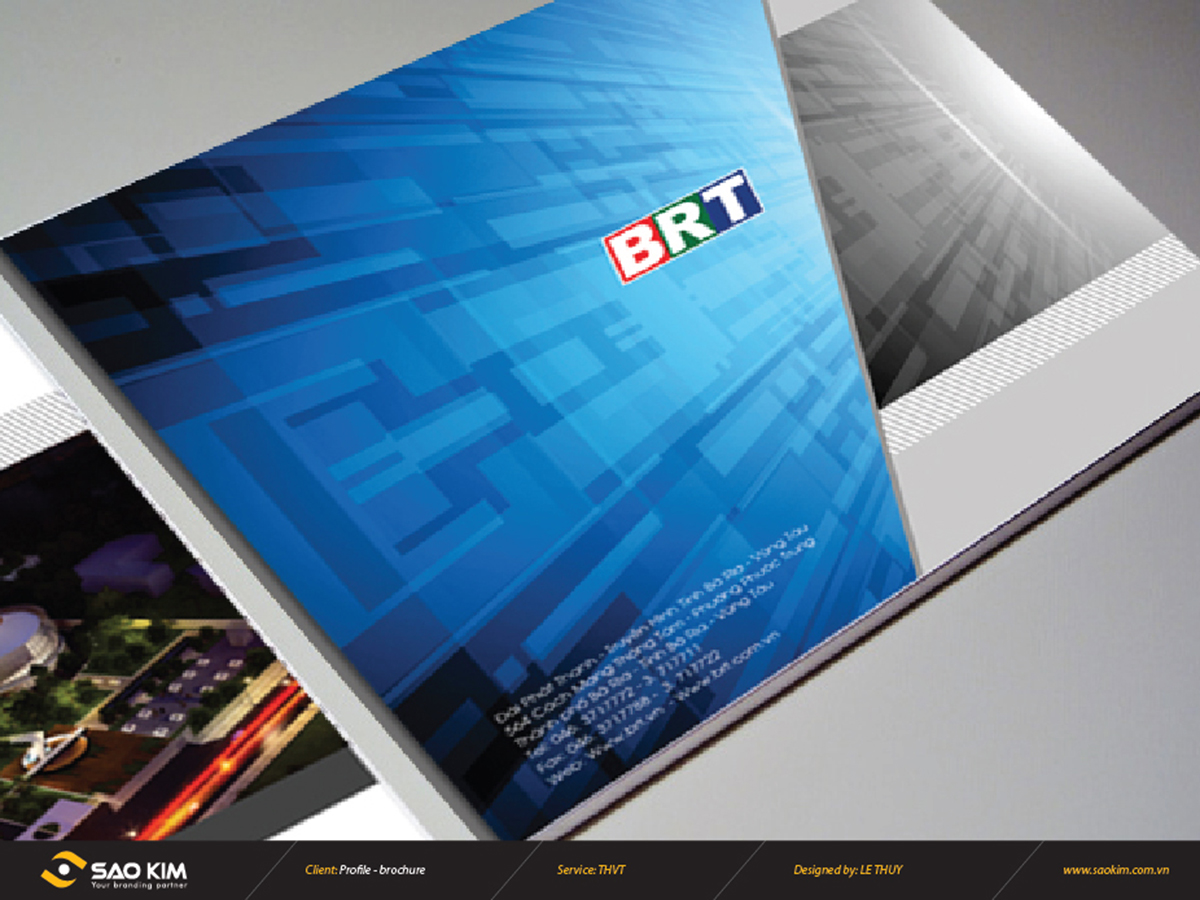 TH VŨNG TÀU - Thiết kế brochure Đài phát thanh truyền hình Vũng Tàu