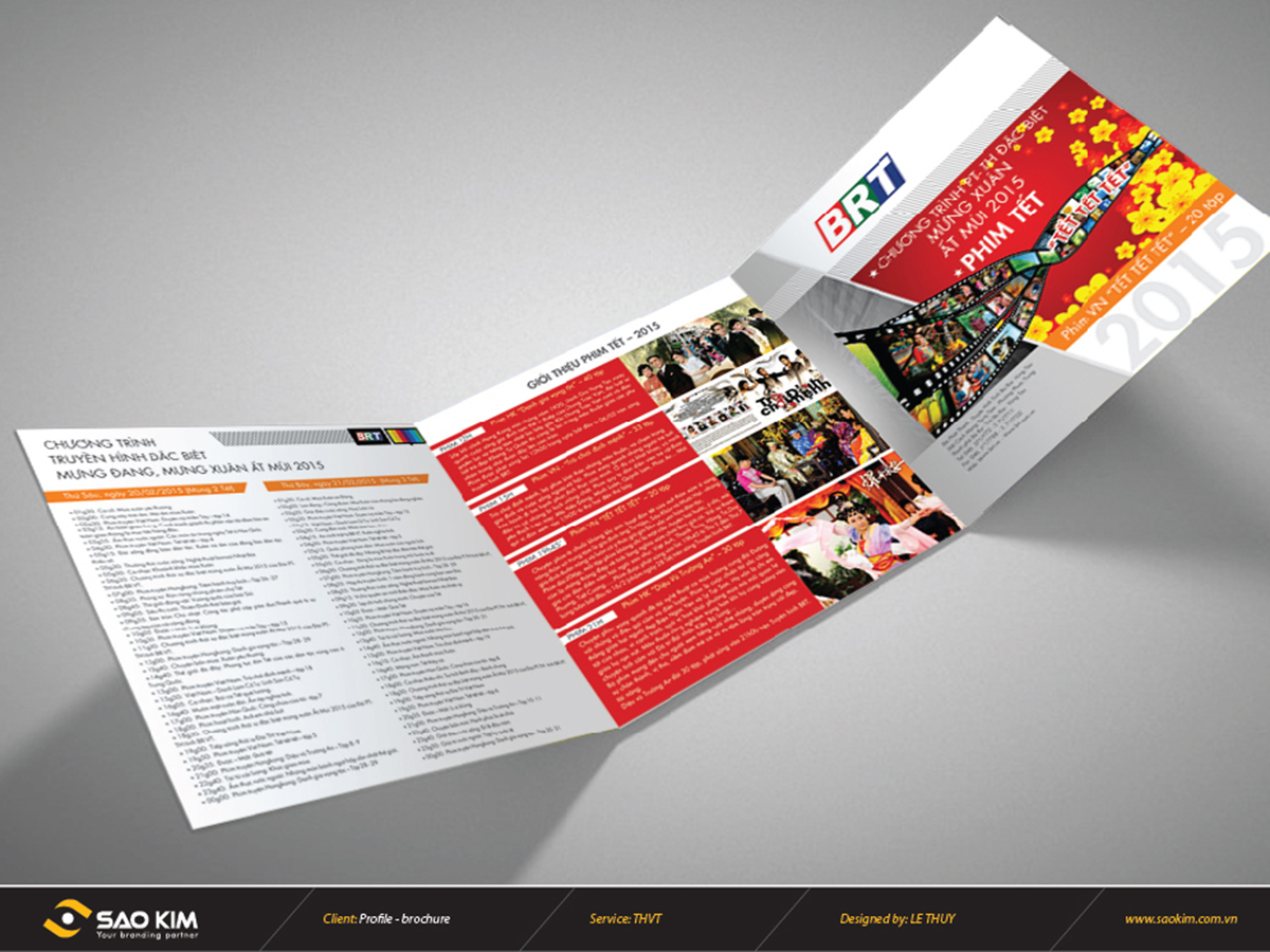 TH VŨNG TÀU - Thiết kế brochure Đài phát thanh truyền hình Vũng Tàu