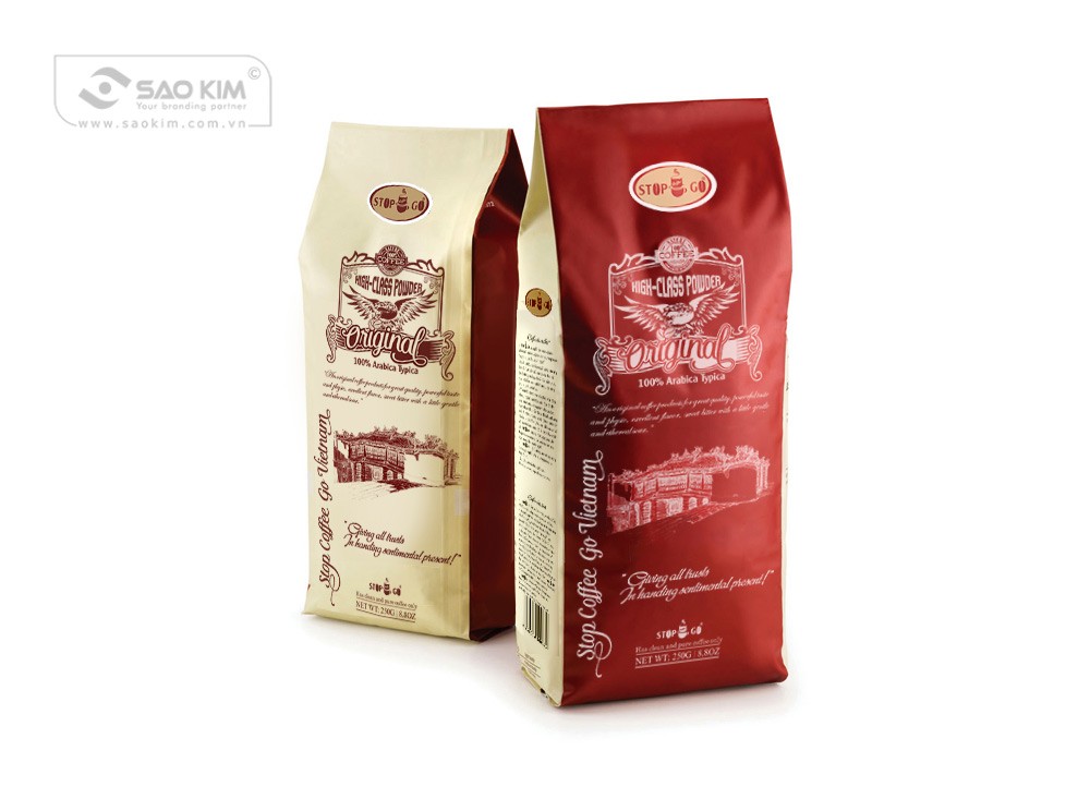 STOP COFFEE GO - Thiết kế bao bì sản phẩm cà phê cao cấp STOP COFFEE GO