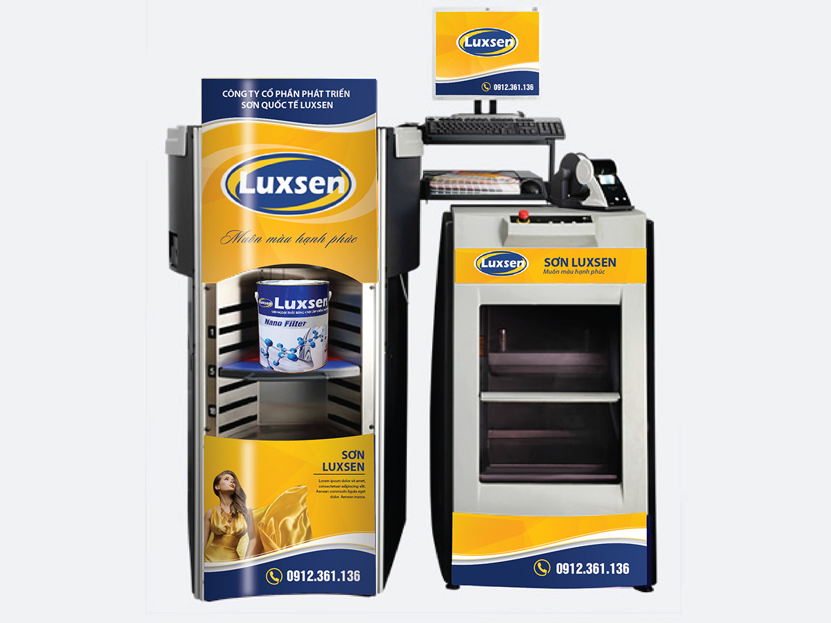 LUXSEN - Thiết kế bao bì, biển bảng sơn Luxsen